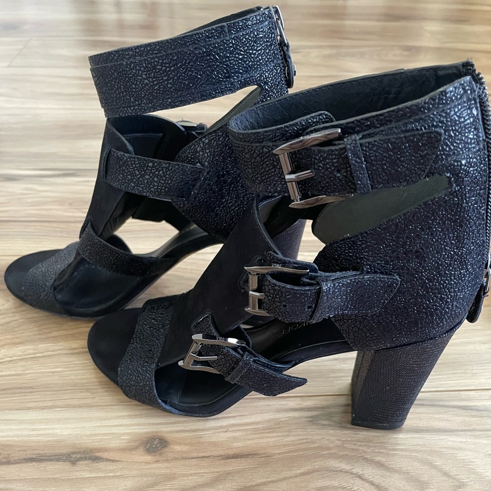 Black Rebecca Minkoff Size 6.5 Black Bootie - Picture 5 of 6
